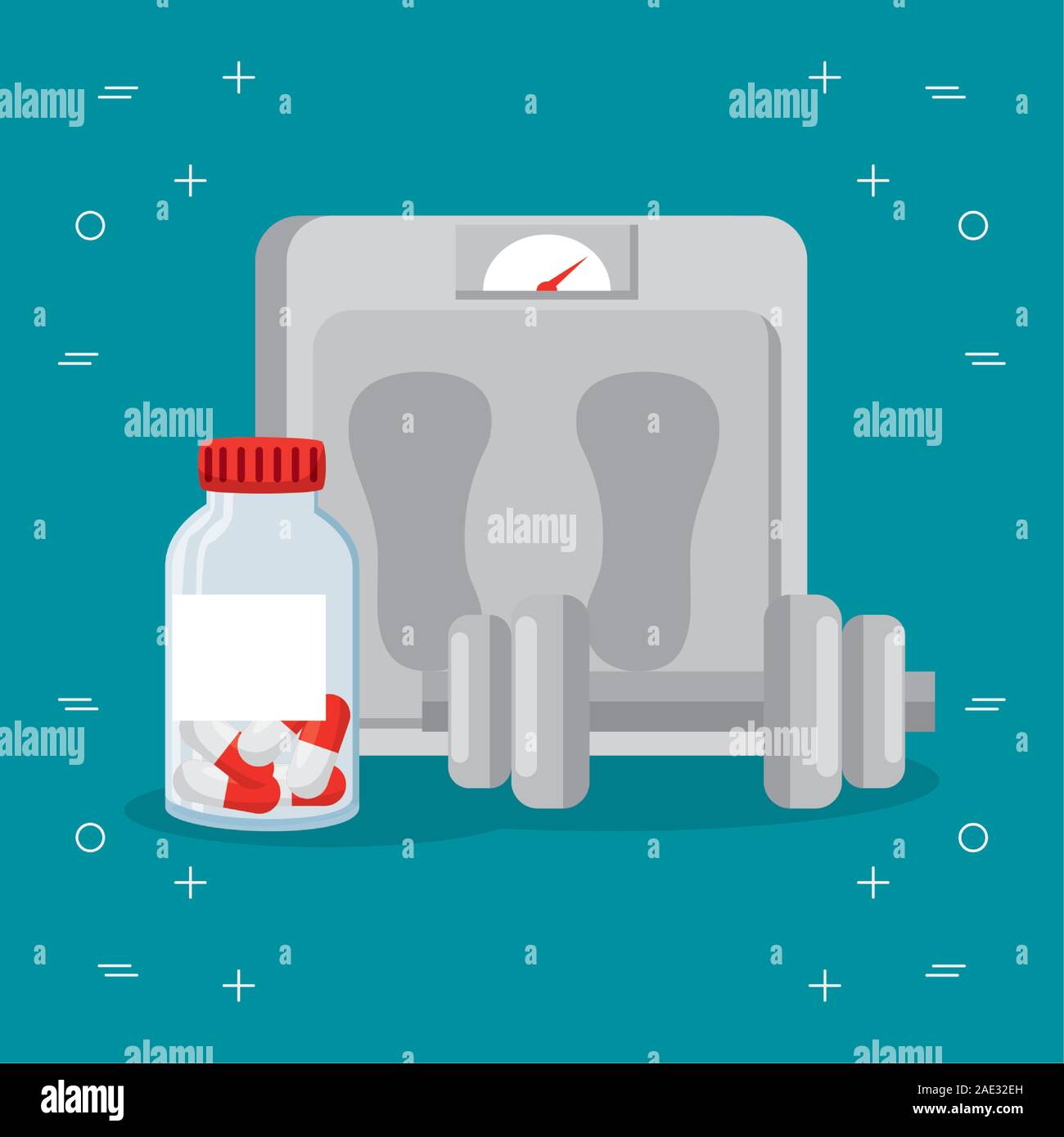 Healthy lifestyle concept vector design Stock Vector Image & Art - Alamy
