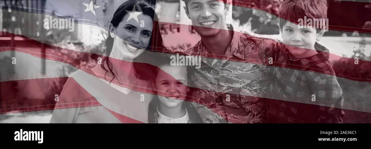 Boy girl american flag hi-res stock photography and images - Alamy