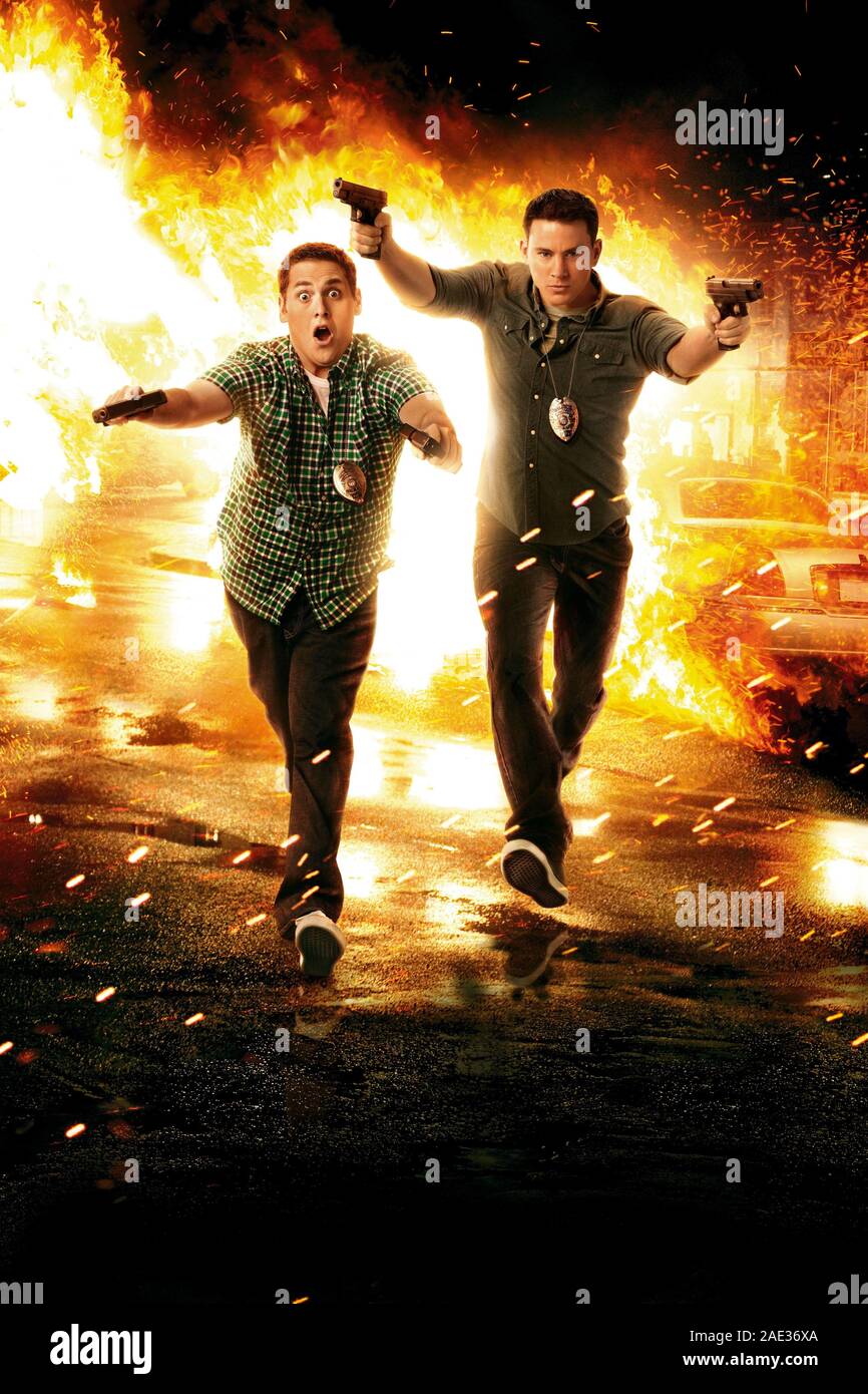 CHANNING TATUM and JONAH HILL in 21 JUMP STREET (2012), directed by CHRIS MILLER and PHIL LORD. Credit: COLUMBIA PICTURES / Album Stock Photo