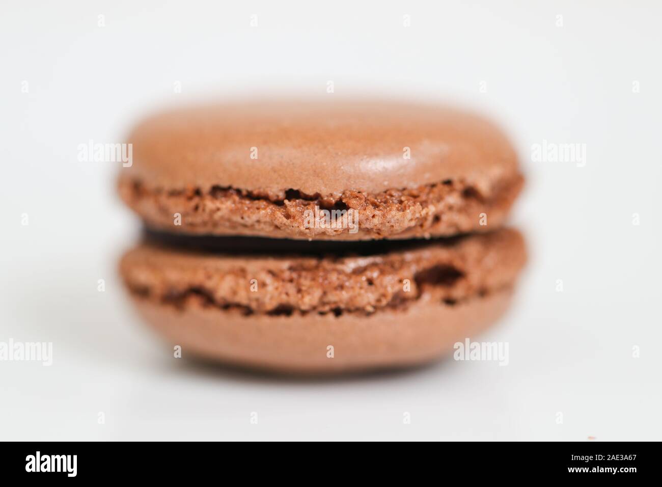 Delicious macaron sweets arranged in rows, colorful macaroon dessert on ...