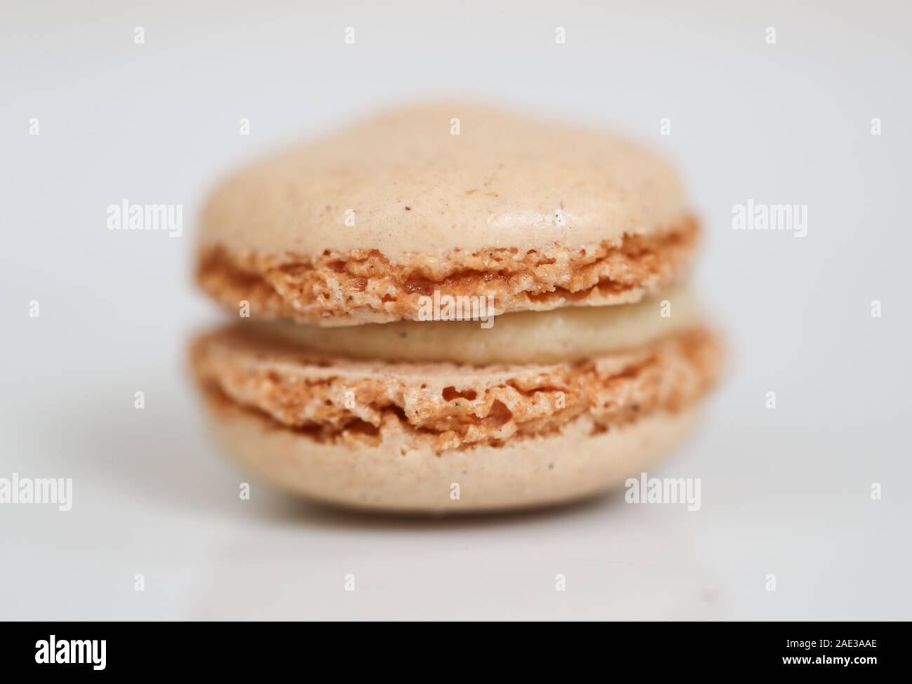 Delicious macaron sweets arranged in rows, colorful macaroon dessert on ...
