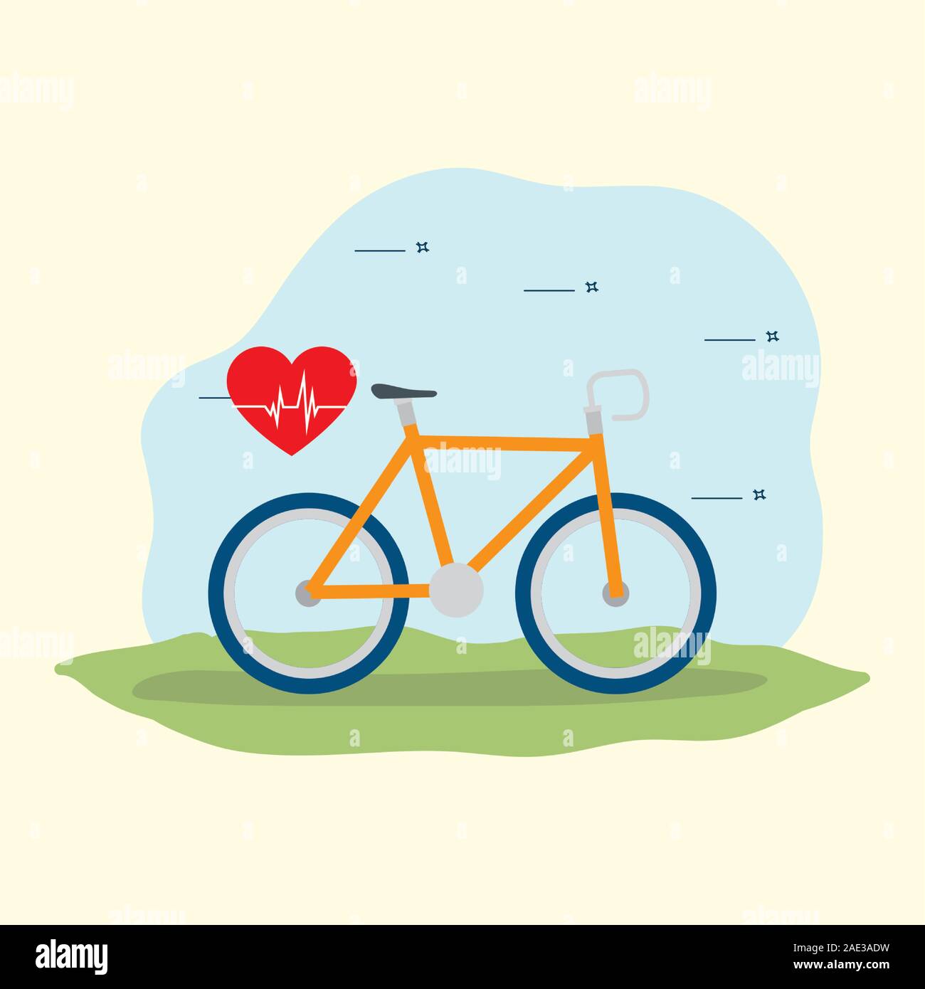 Healthy lifestyle concept vector design Stock Vector Image & Art - Alamy