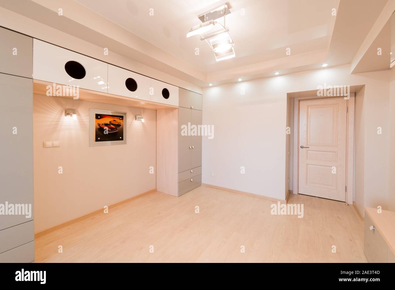 Russia Omsk August 02 2019 Interior Room Apartment Standard