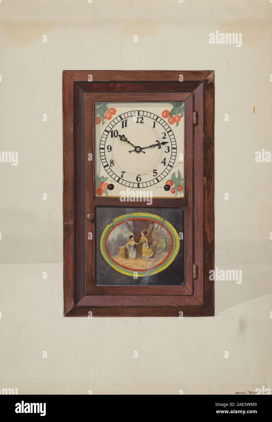 Clock, Seth Thomas; c. 1937 Dana Bartlett, Clock, Seth Thomas, c 1937 Stock Photo