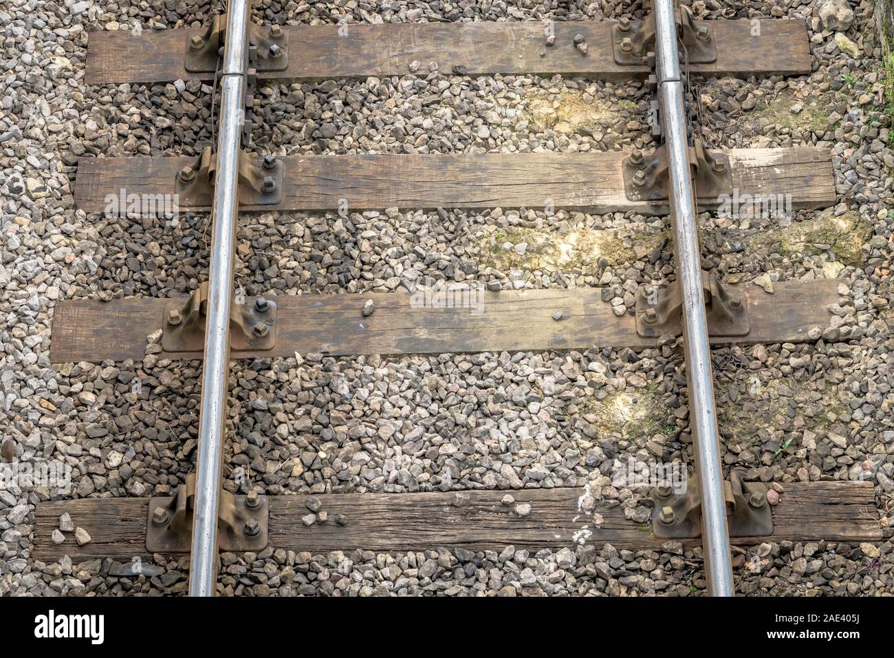 Railway Track Stock Photo