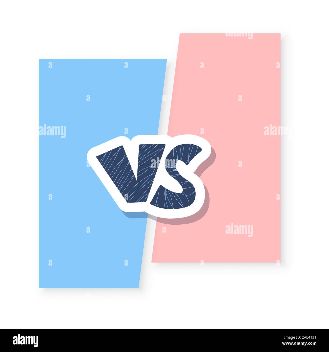 Versus Sign With Copy Space Vs Screen Decorative Battle Cover