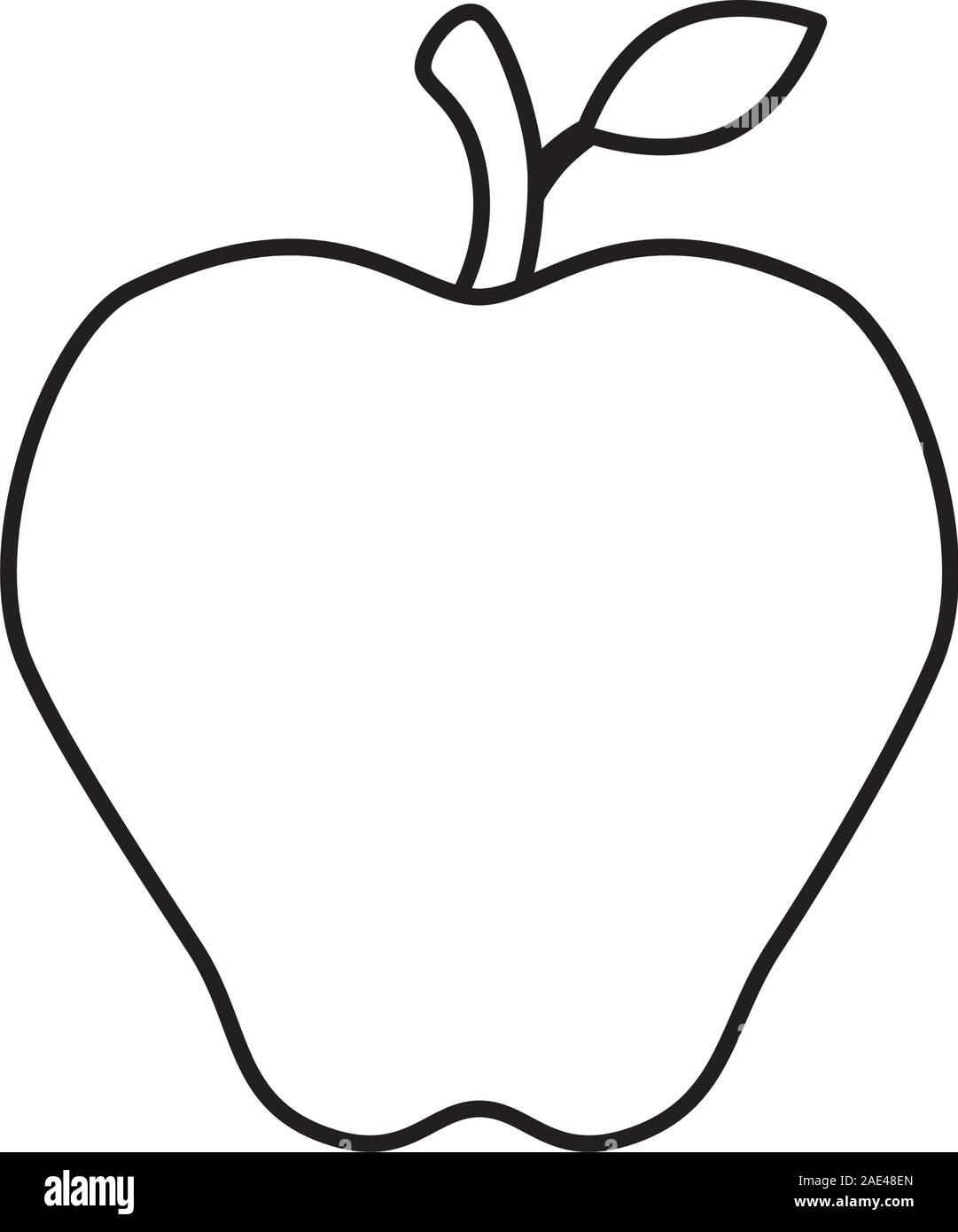 Isolated apple fruit vector design Stock Vector Image & Art - Alamy