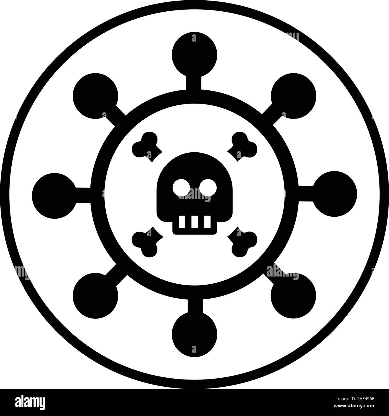 Malware computer security threat Black and White Stock Photos & Images ...