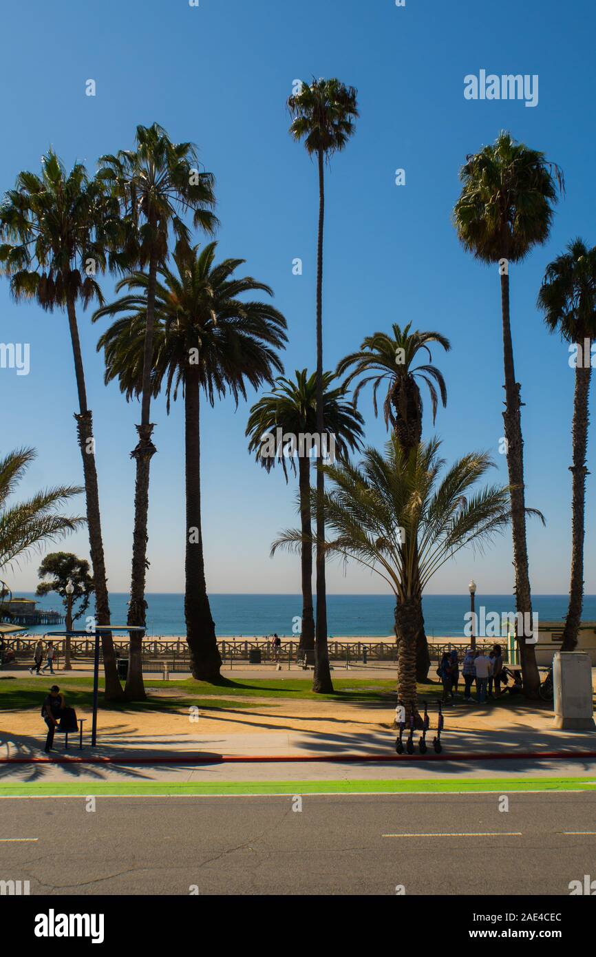 Venice beach ocean view Stock Photo Alamy
