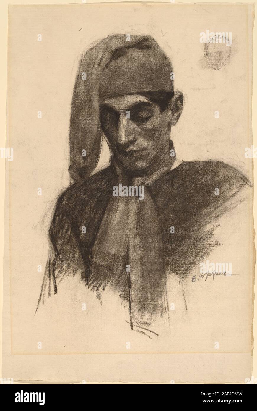 Jimmy Corsini; c. 1901 Edward Hopper, Jimmy Corsini, c 1901 Stock Photo