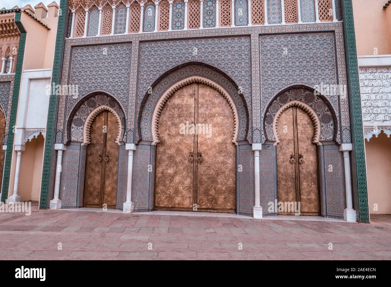 Palais Royal Dar El Makhzen in Fez, Morocco Stock Photo - Alamy