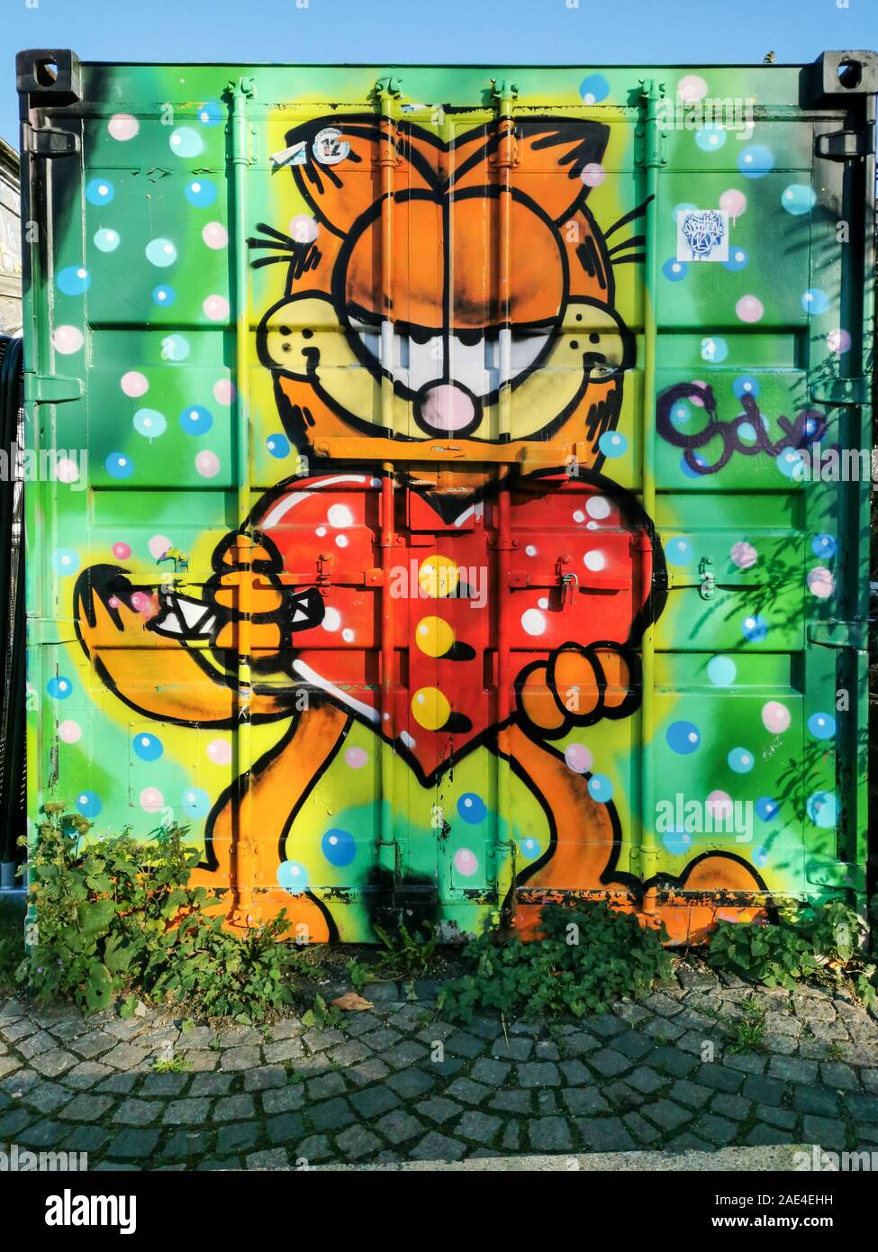 Christiania wall street art in Copenhagen Stock Photo Alamy