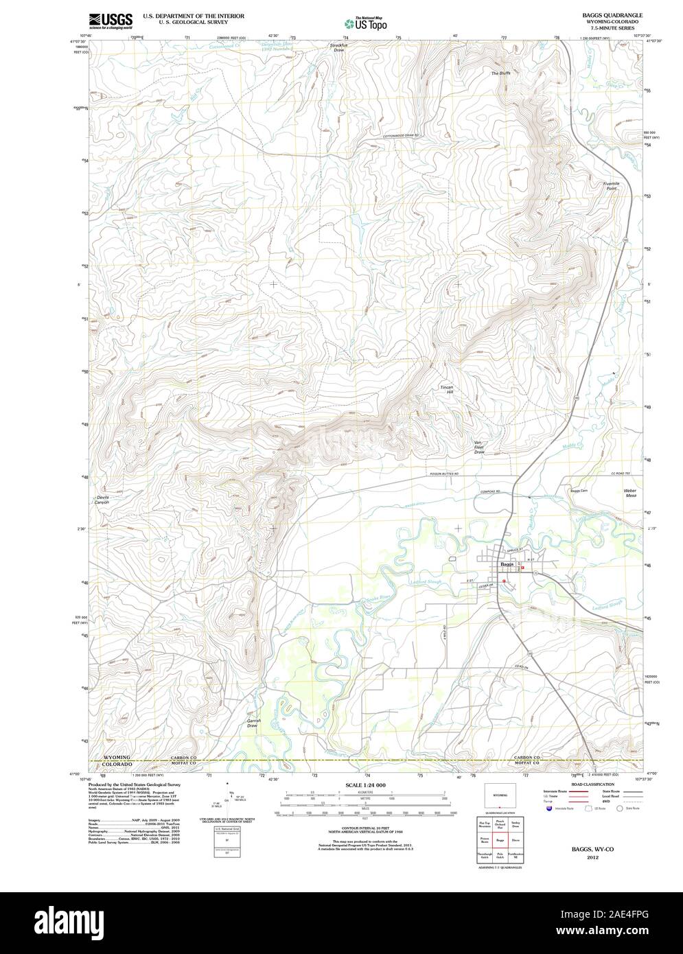 Baggs map Cut Out Stock Images & Pictures Alamy