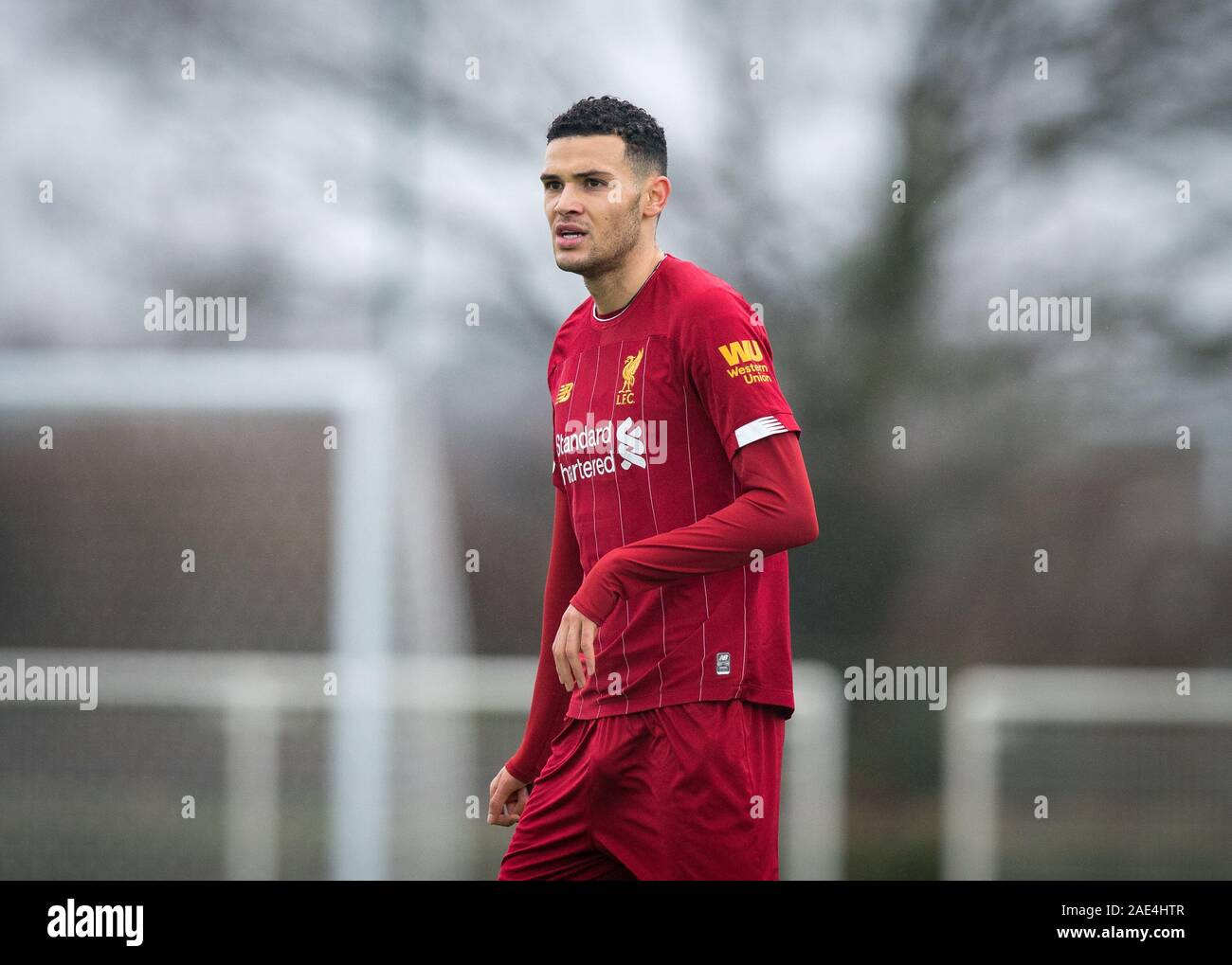 Hotspur Way, UK. 06th Dec, 2019. Isaac Christie-Davies of Liverpool during the Premier League 2 match between Tottenham Hotspur U23 and Liverpool U23 at Tottenham Hotspur Training Ground, Hotspur Way, England on 6 December 2019. Photo by Andy Rowland. Credit: PRiME Media Images/Alamy Live News Stock Photo