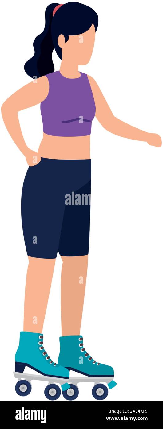 Avatar woman and healthy lifestyle vector design Stock Vector Image ...