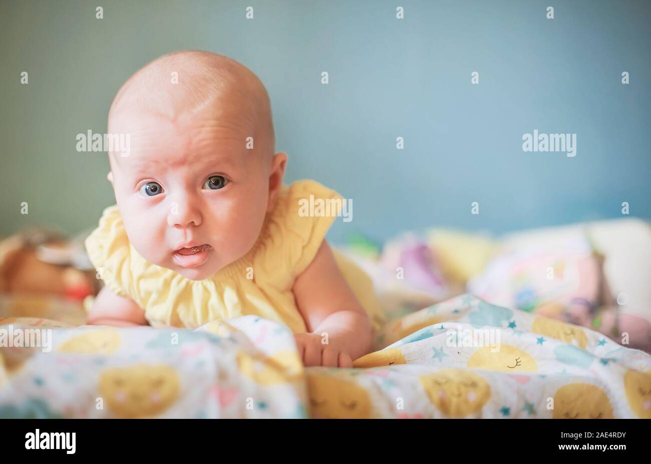 yellow changing table