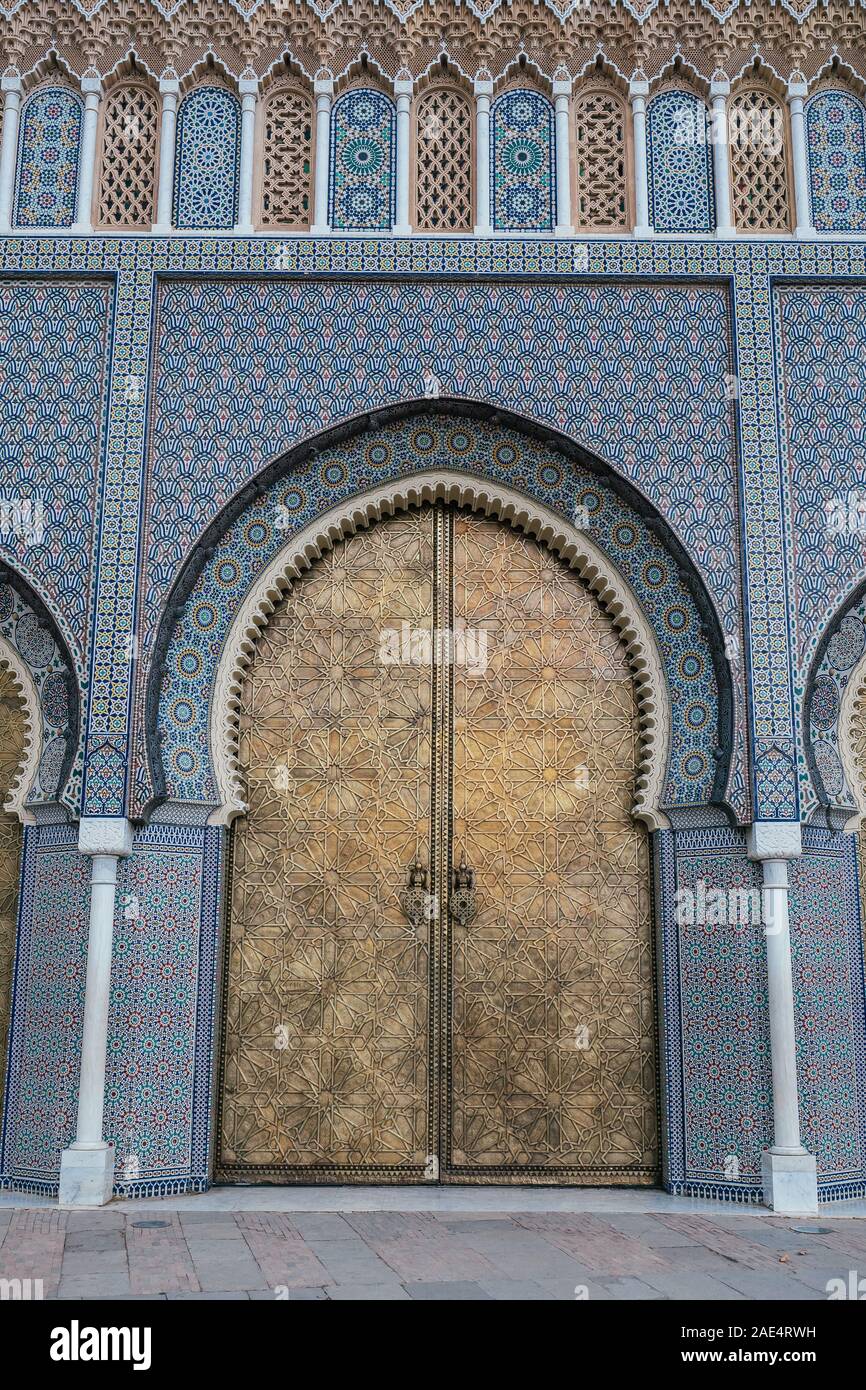 Royal Palace of Fez in Morocco Stock Photo - Alamy
