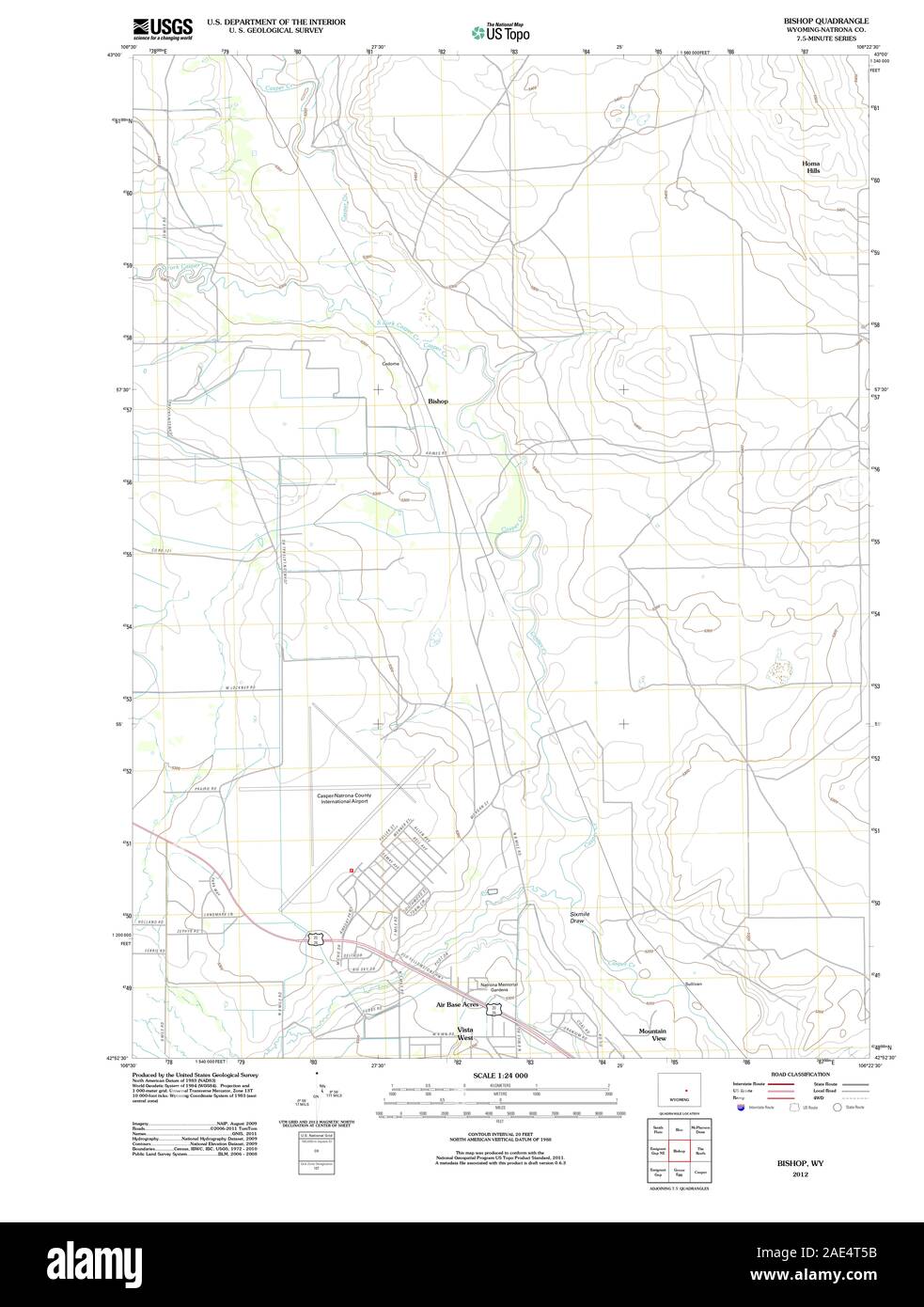 Map of bishop Cut Out Stock Images & Pictures - Alamy