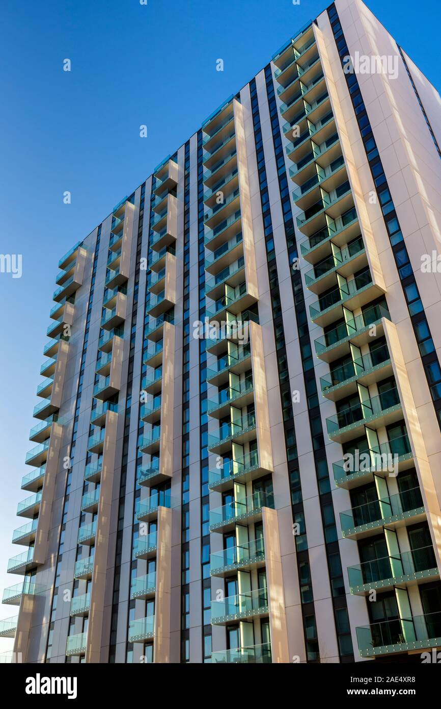 The Lightbox apartment building, MediaCityUK, Salford Quays, Manchester