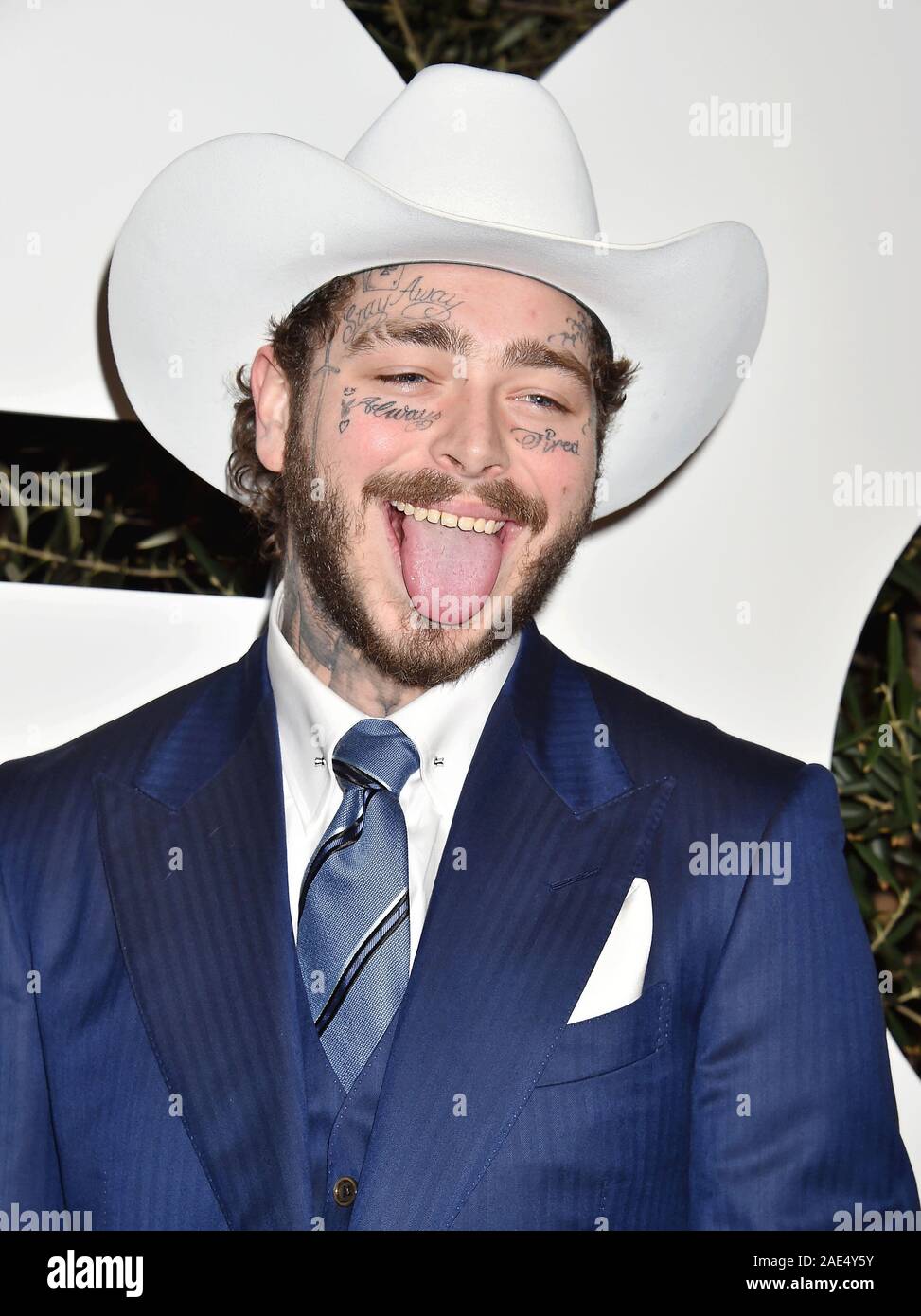 WEST HOLLYWOOD, CA - DECEMBER 05: Post Malone attends the 2019 GQ Men ...