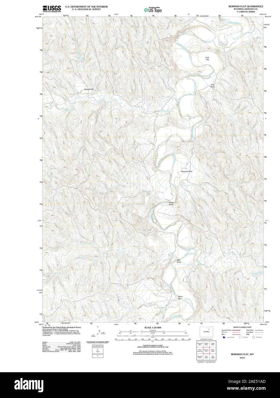 Map of bowman Cut Out Stock Images & Pictures Alamy