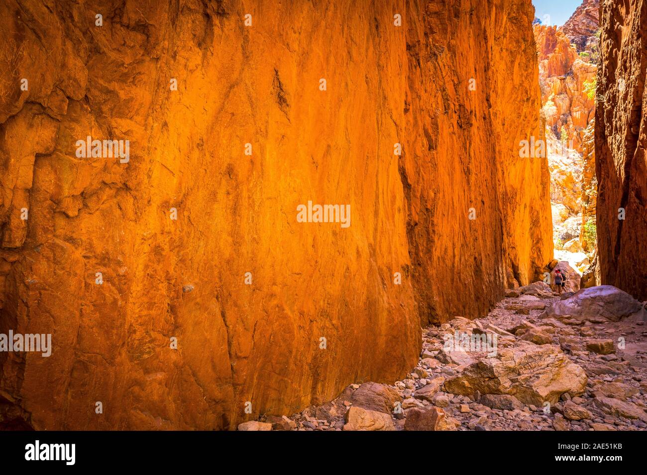 The beauty of Standley Chasm in the West MacDonnell Ranges, Northern Territory, Australia. Stock Photo