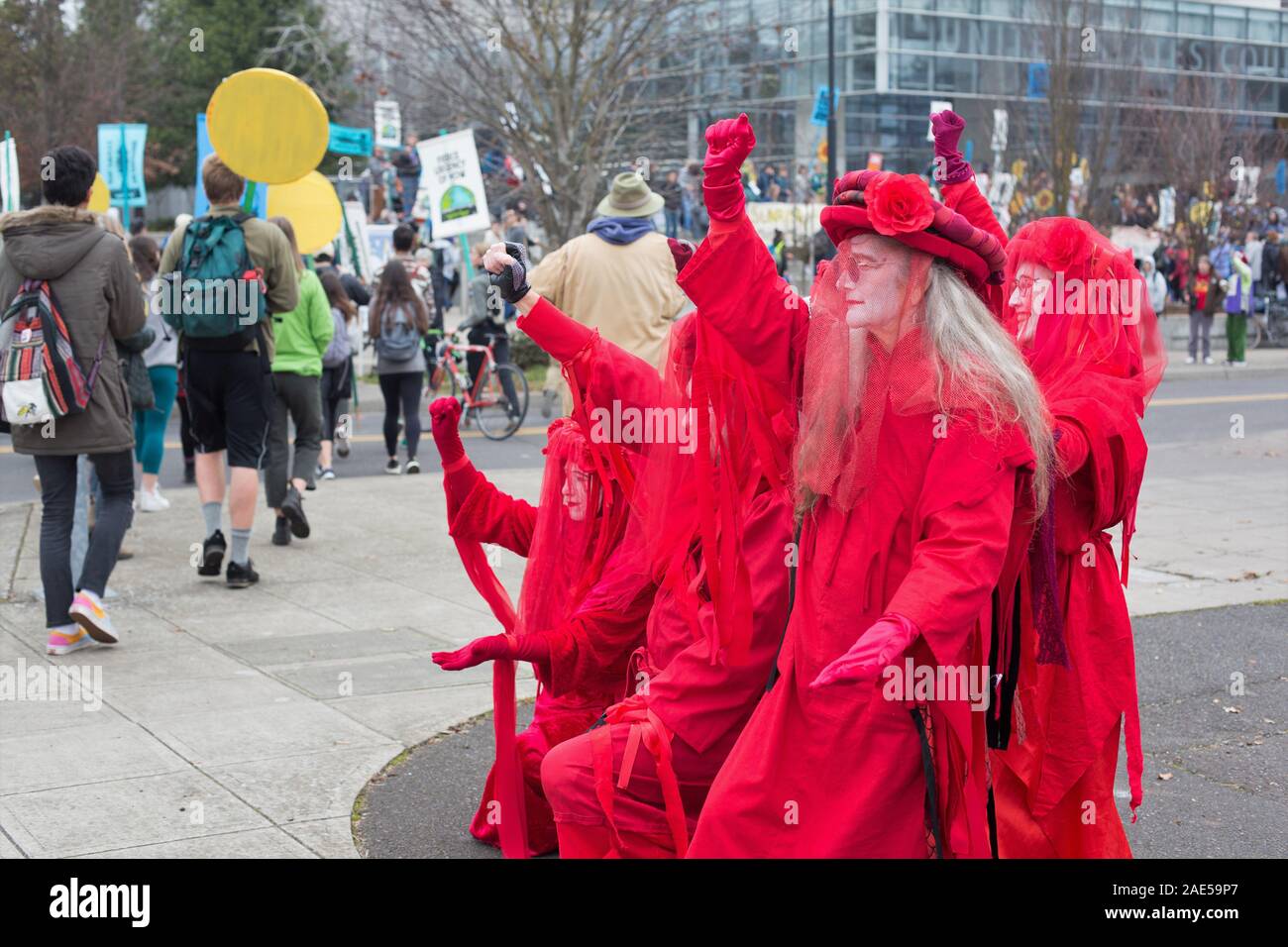 Climate strike rally in Eugene, Oregon, USA Stock Photo Alamy