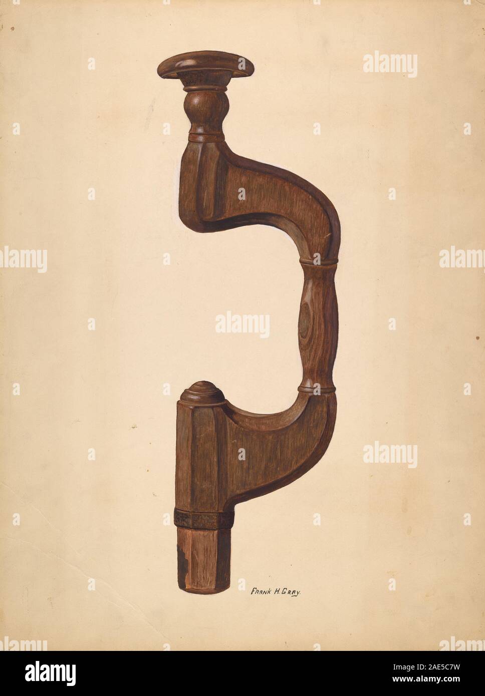 Carpenter's Brace; circa 1937 date Frank Gray, Carpenter's Brace, c