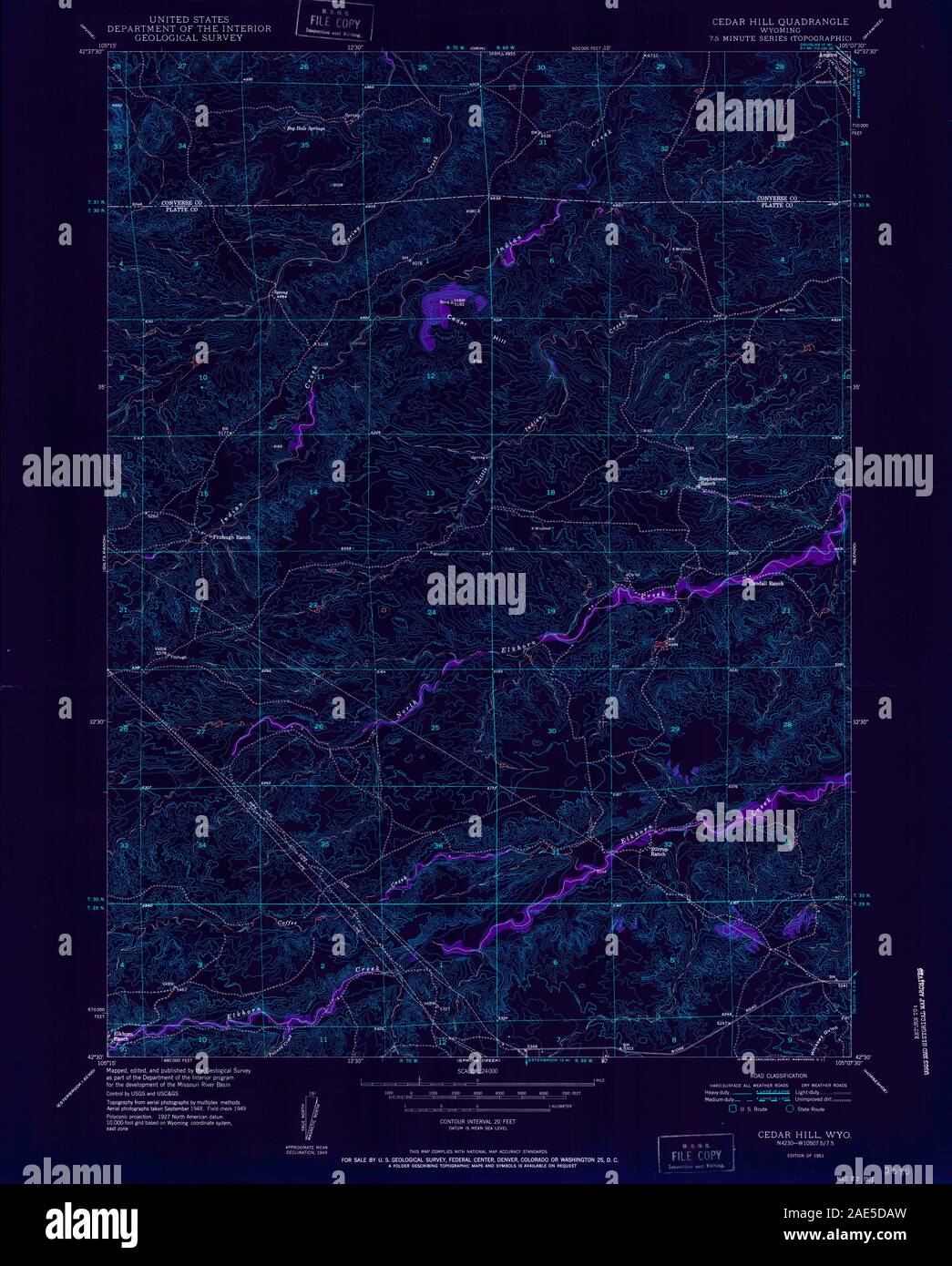 Map of cedar hill hires stock photography and images Alamy