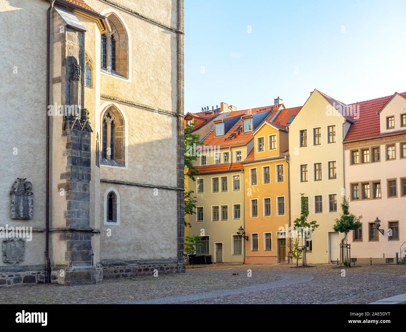 Kirchplatz homes and apartments surrounding Saint Marien Church