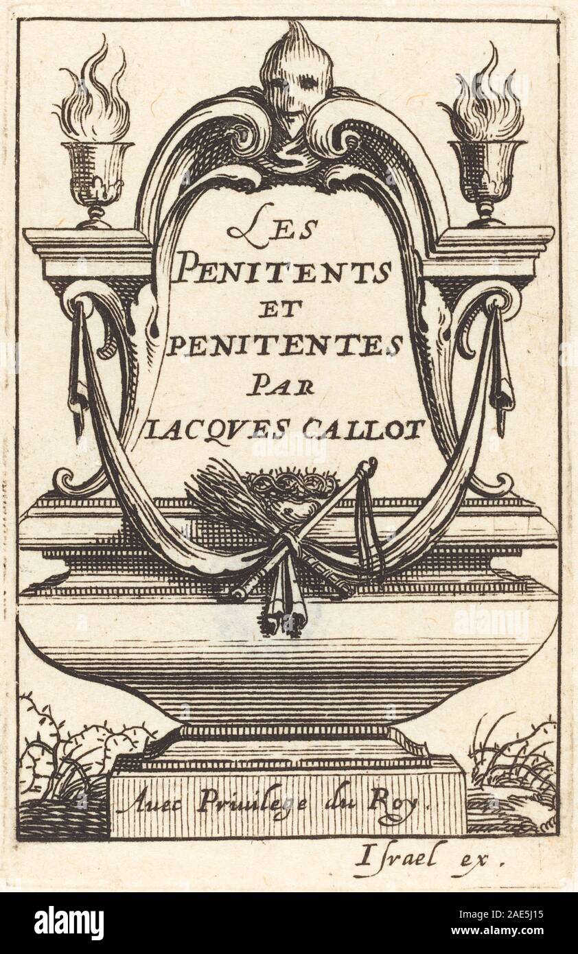 This frontispiece by Abraham Bosse illustrates scenes from Jacques ...