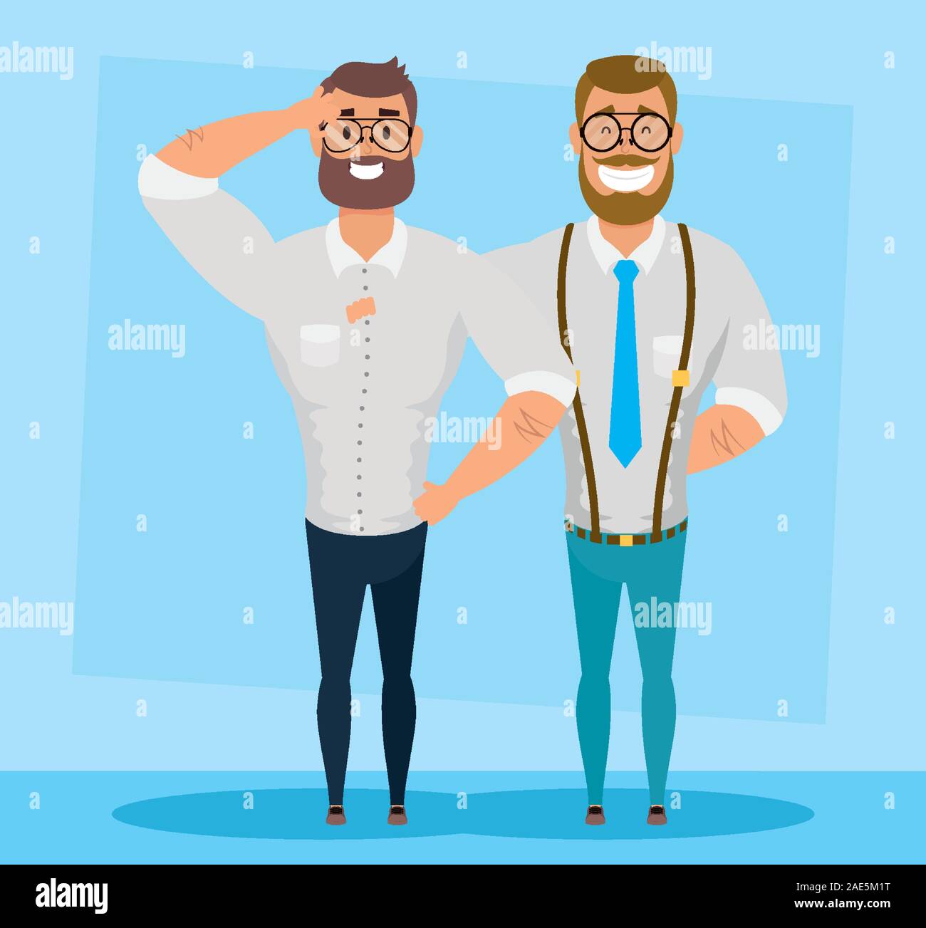 group of big men characters Stock Vector Image & Art - Alamy