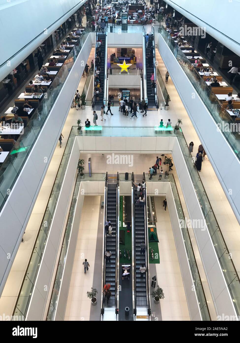 Ozdilek Shopping Mall escalators in Istanbul, Turkey Stock Photo - Alamy