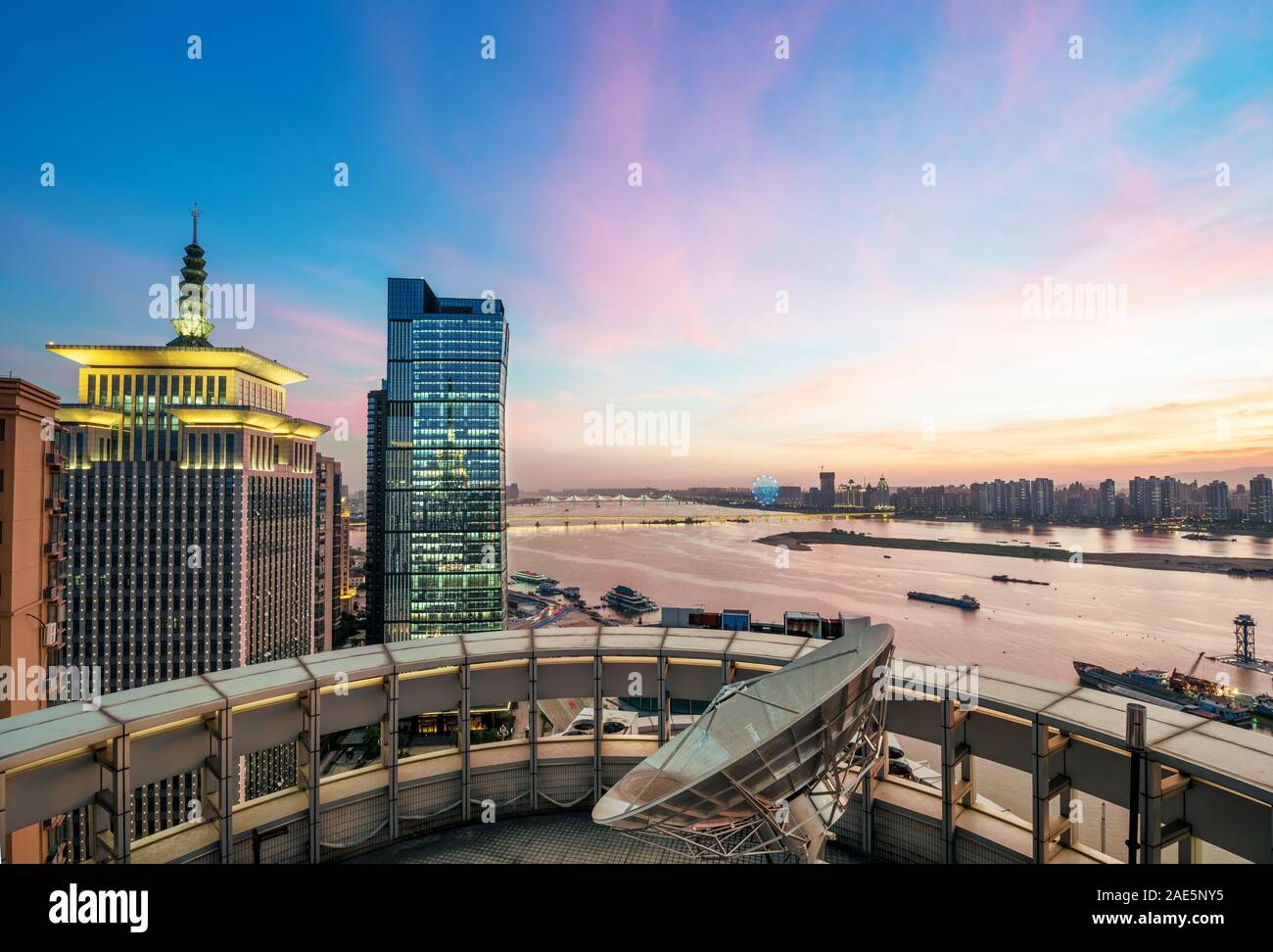 Skyline of downtown New York Stock Photo