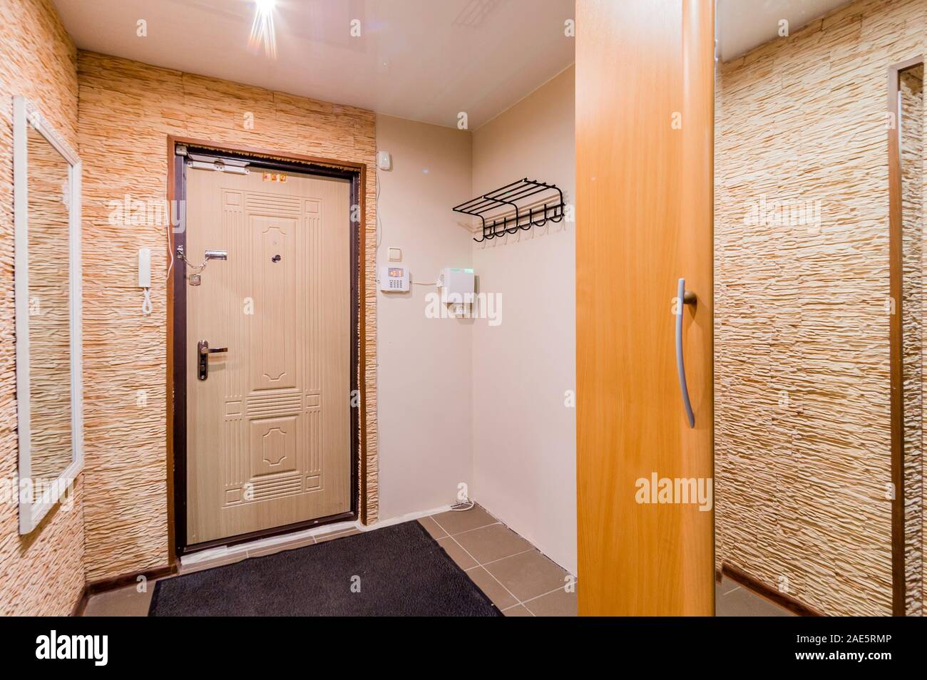 Russia, Omsk- August 02, 2019: interior room apartment. standard ...