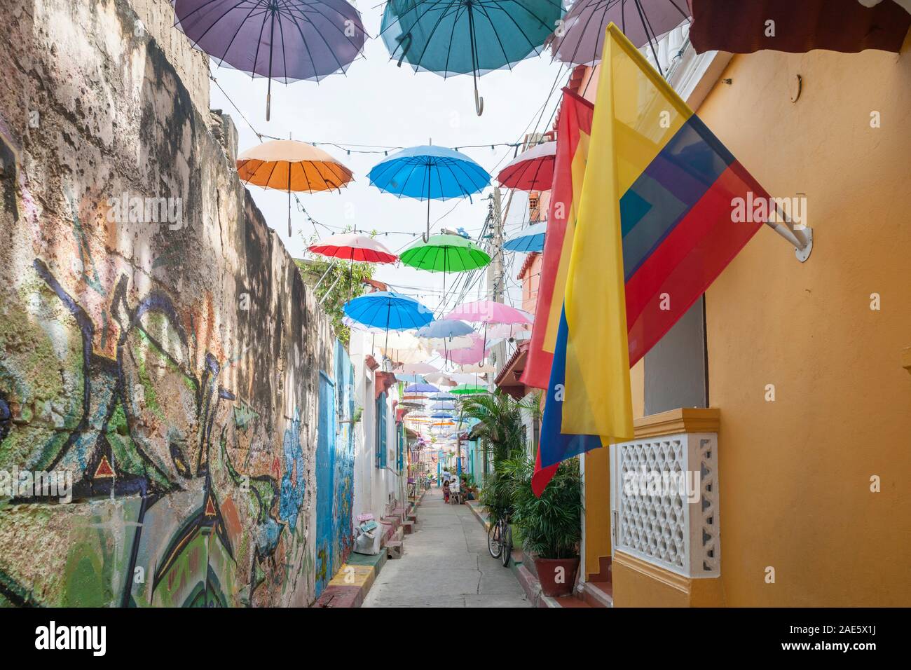 Getsemani cartagena street colombia hires stock photography and images
