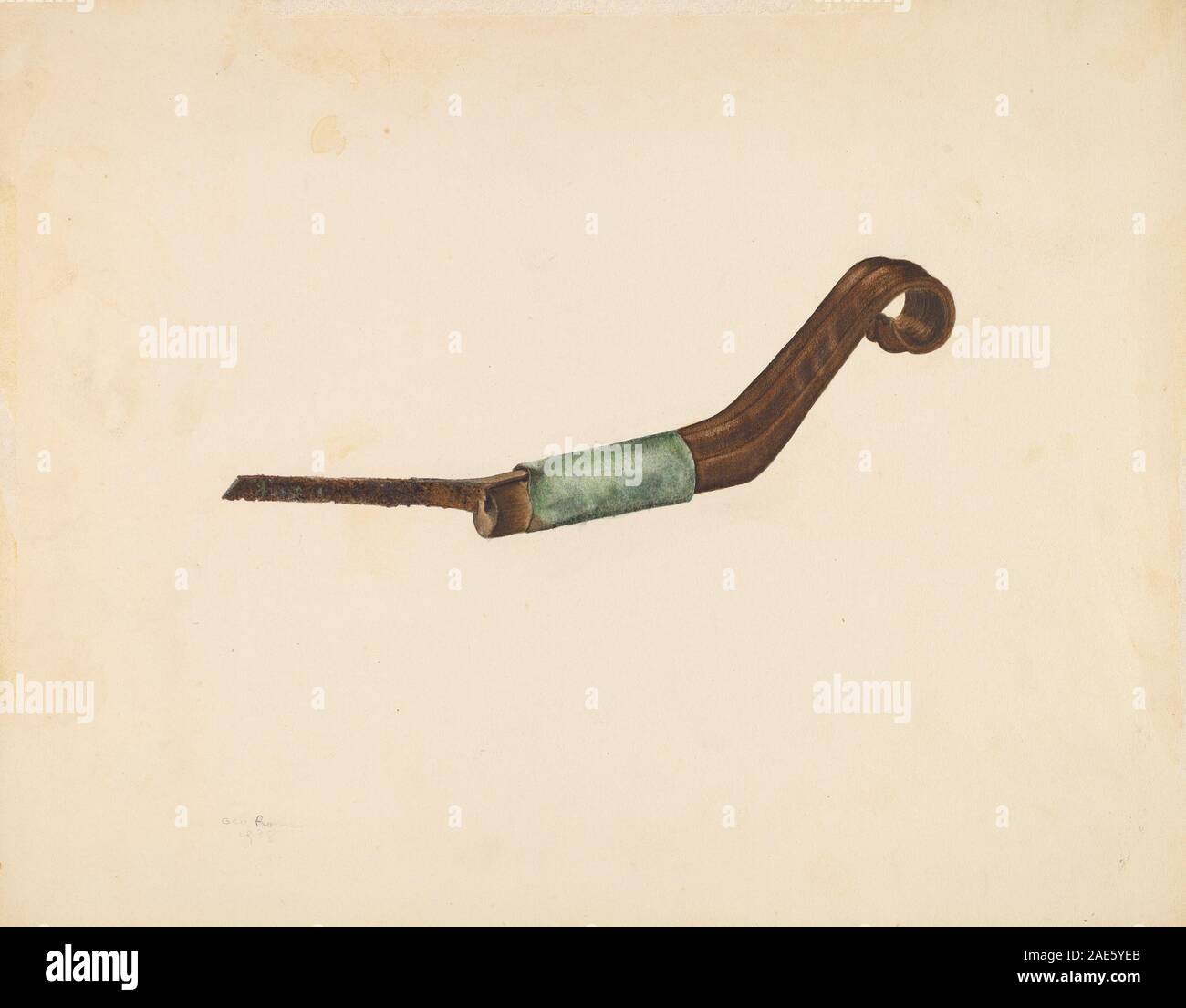 Horseshoeing Tool; 1938date Roehl, Horseshoeing Tool, 1938 Stock