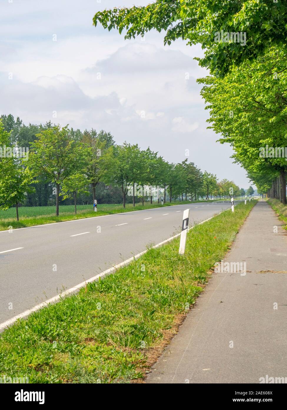 Bikepath Cycleway Path Cyclepath High Resolution Stock Photography and ...