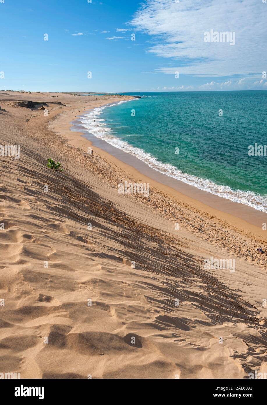 The coastal dunes of Taroa in the Guajira peninsula of northern Colombia. Stock Photo