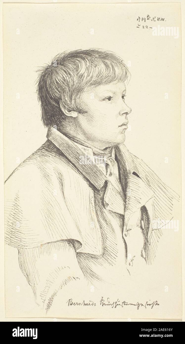 Bernhard's Whooping Cough Face; mid to late 1820s Gerhard Wilhelm von Reutern, Bernhard's Whooping Cough Face, mid to late 1820s Stock Photo