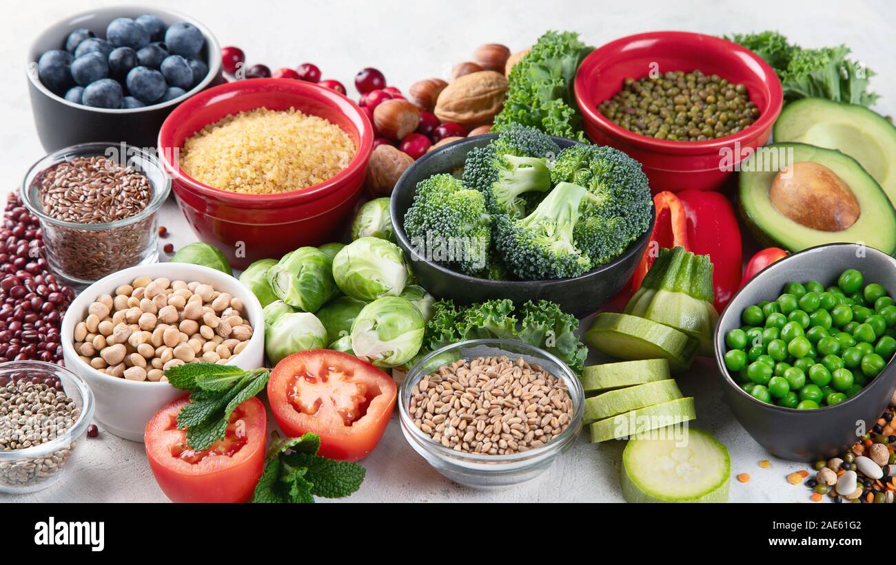 Health Vegan And Vegetarian Food Concept Foods High In Antioxidants Fiber Smart Carbohydrates 2869