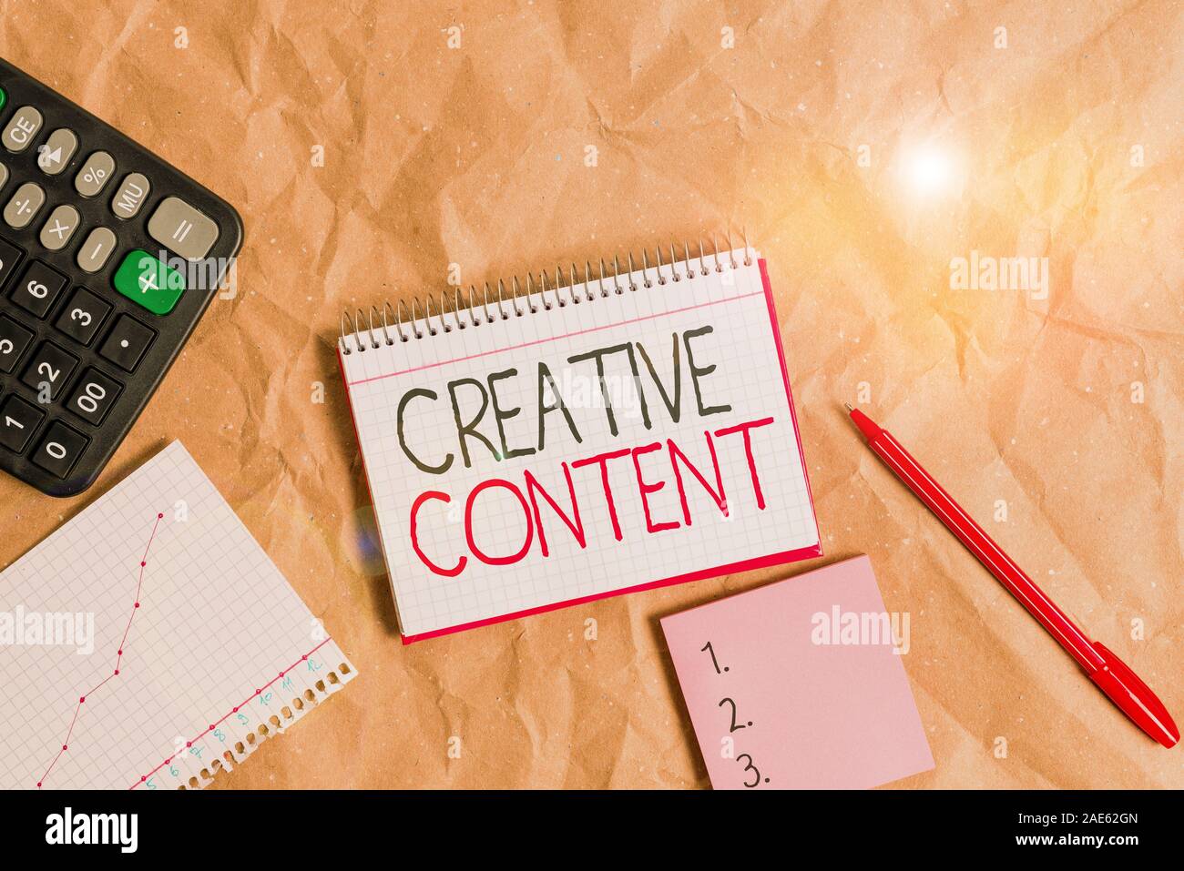 Text sign showing Creative Content. Business photo text providing ...