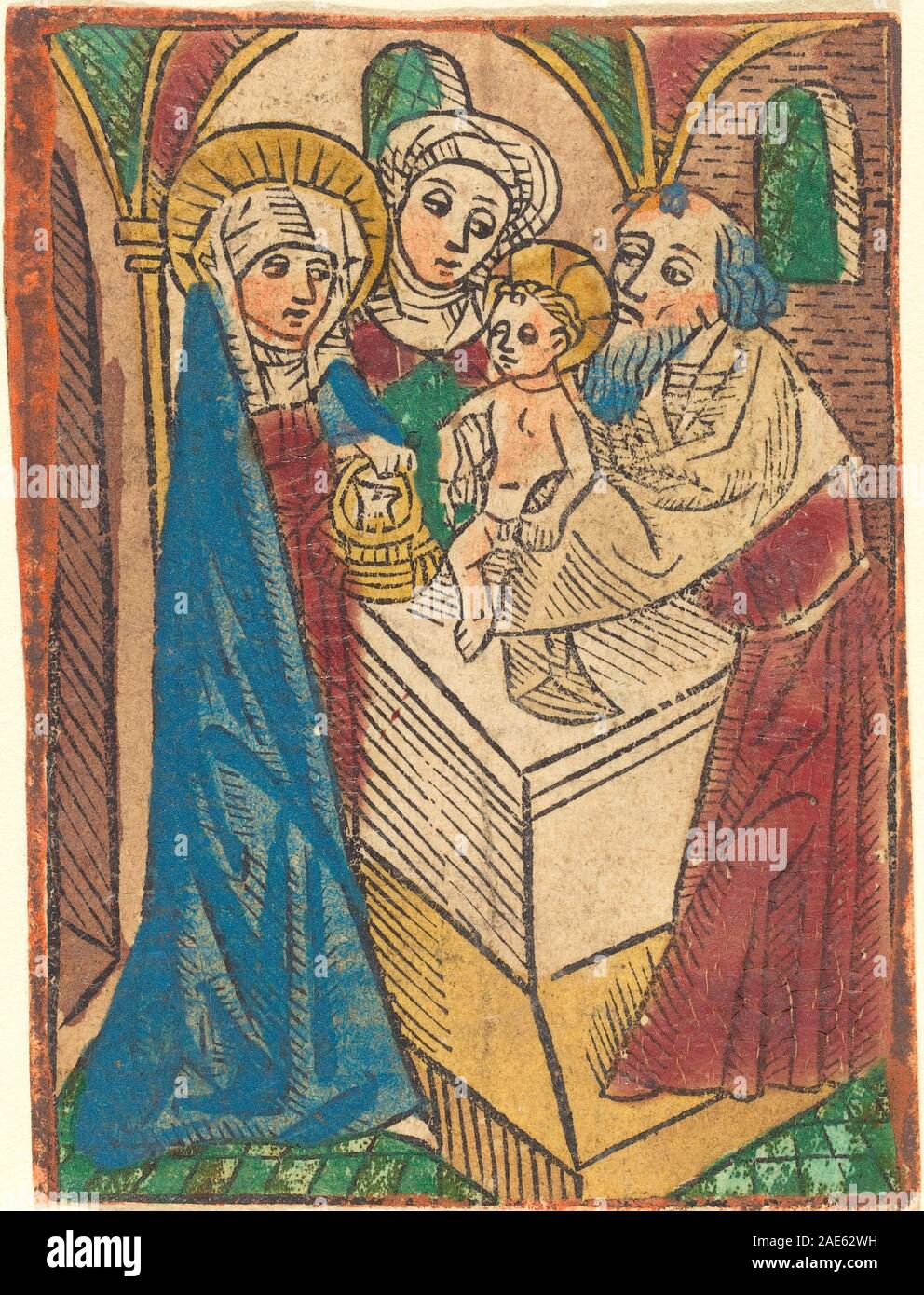 Presentation; c. 1490 German 15th Century, Presentation, c 1490 Stock