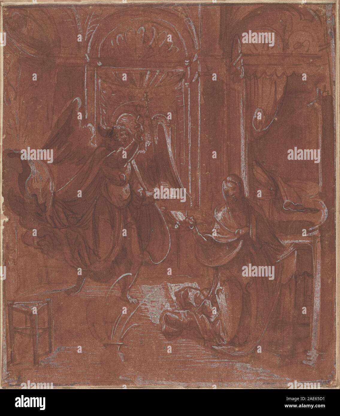 The Annunciation; c. 1520 German 16th Century, The Annunciation, c 1520