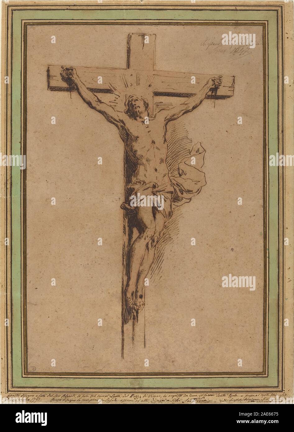 Christ on the Cross; 1647date Alessandro Algardi, Christ on the Cross, 1647 Stock Photo