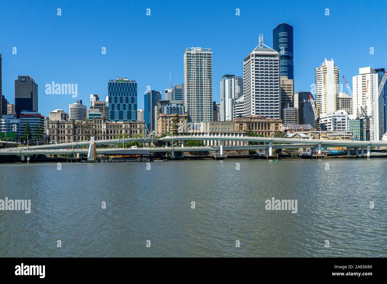 Brisbane, capital of the Australian state of Queensland, is a large