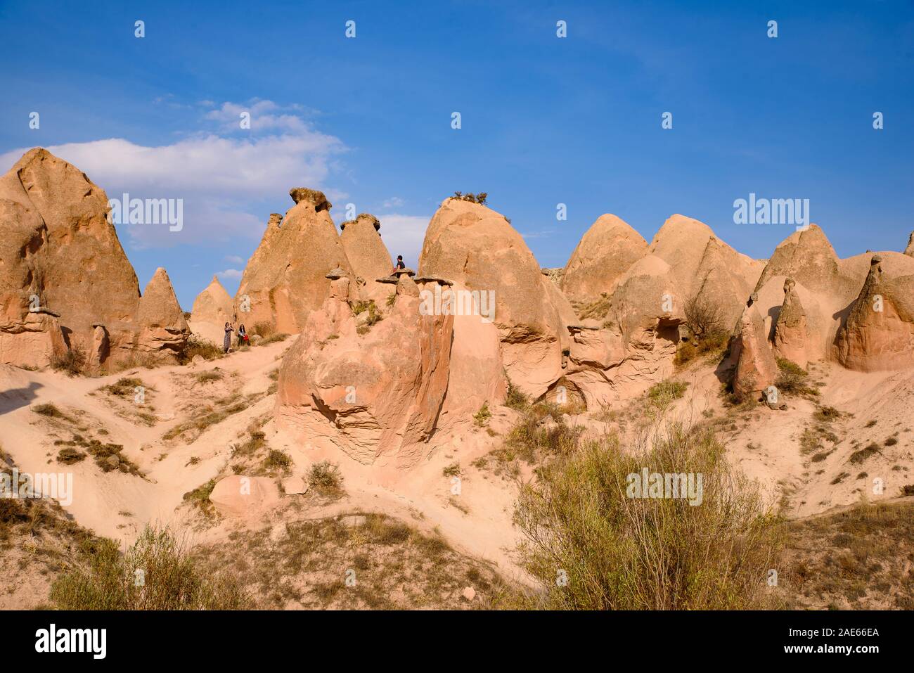 Devrent Valley / Imaginary Valley, a valley full of unique rock formations in Cappadocia, Turkey Stock Photo