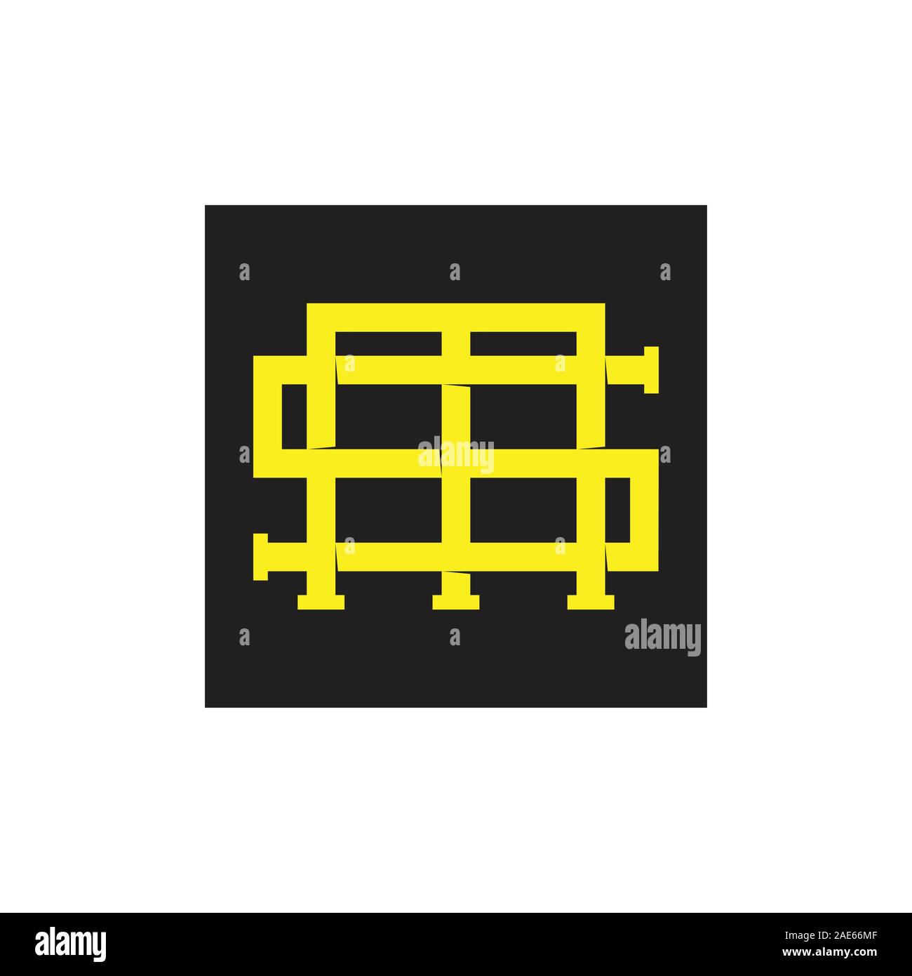 letter ms linked geometric line logo vector Stock Vector Image & Art ...