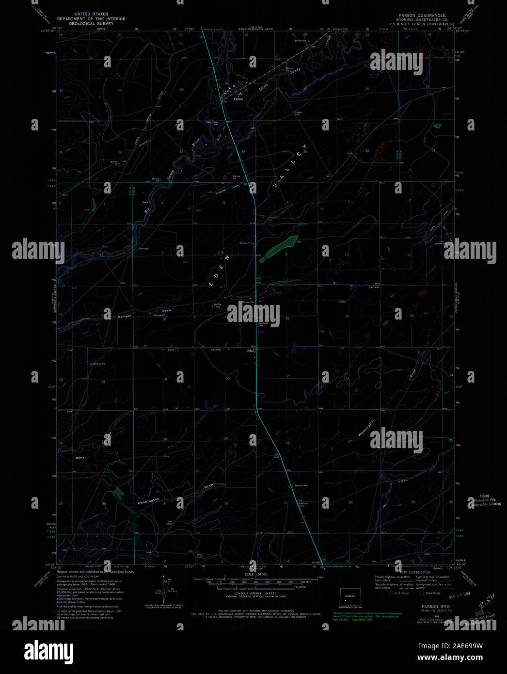 Farson map hires stock photography and images Alamy