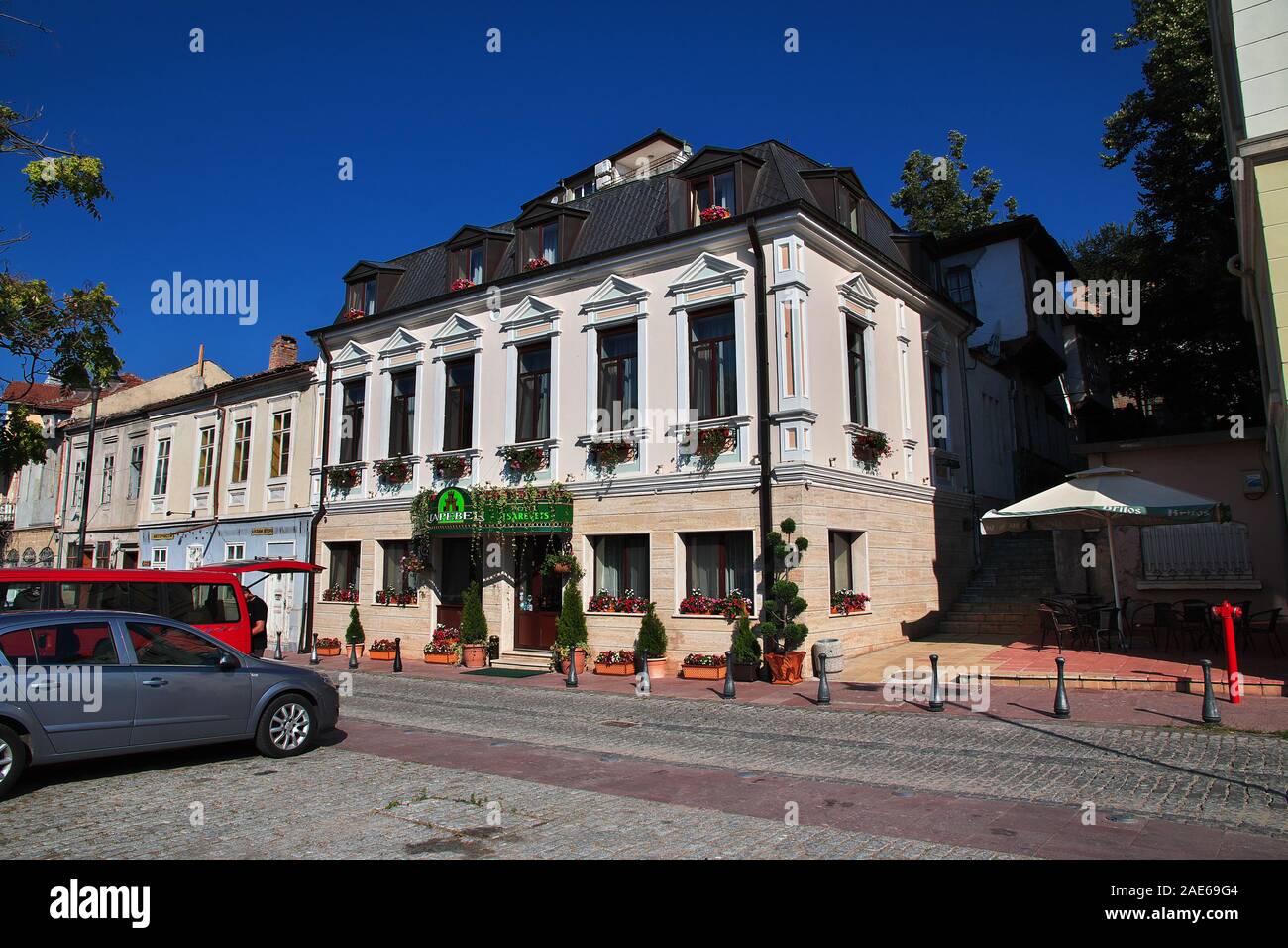 Veliko Tarnovo / Bulgaria - 16 Jul 2015: The vintage house in Veliko Tarnovo, Bulgaria Stock Photo
